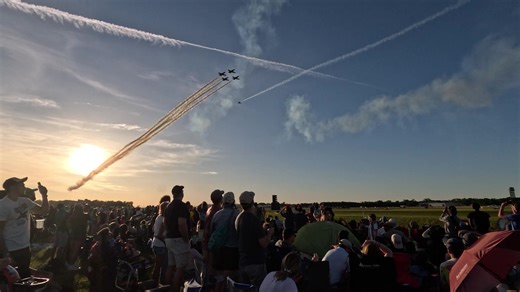 CHECK THIS OUT🤩 WFLA's Amanda Holly visited Sun N' Fun this week, capturing the air show and fireworks! You can still watch the Blue Angels' demonstrations throughout this weekend. https://bit.ly/4lgunQC | WFLA News Channel 8