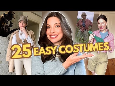 25 EASY Last Minute Halloween Costumes From Your Closet 🌟