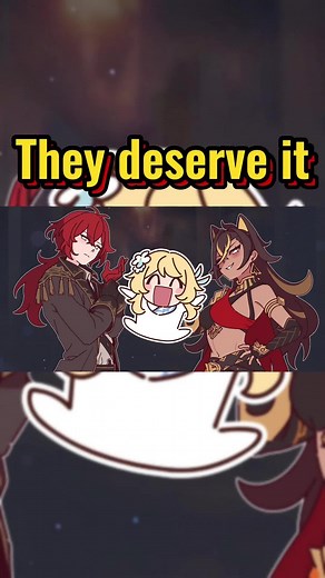 Genshin Impact Lumine x Diluc Fanart Edit