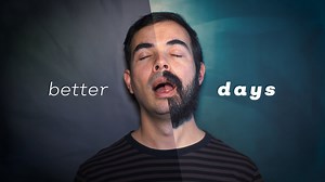 Beard growth timelapse - 101 days.