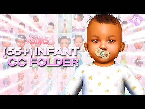 INFANT CC FOLDER 🍼👶 (55+ ITEMS) | Sims 4 | FOLDER+INFANT DOWNLOAD