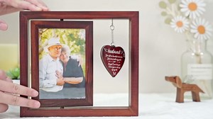 Vetbuosa Memorial Gifts for Loss of Husband, Sympathy Picture Frame, Sympathy Gifts for Loss of Husband,Bereavement Grief Remembrance Condolence Gift,Fits 4x6 In Photo