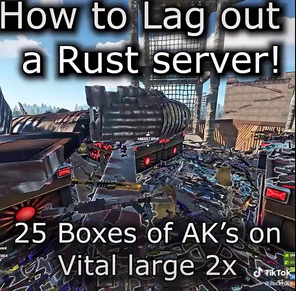How To Lag Out A Rust Server 12 vs 48 Raid Defense!!! #ZeckRust #VitalRust #Gaming #Rust #OTV #PVP #Minecraft #RaidDefense #fyp #Zeck #PCEonTop