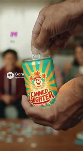 A family discovers the delightful power of "Canned Laughter"!
