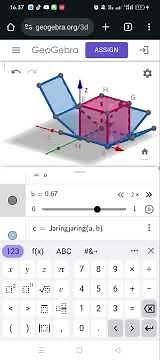 Tutorial Jaring-jaring Kubus dengan dengan Geogebra #belajarmatematika #sekolah #fun #satumenitaja