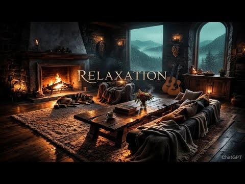 Rain Sounds with Acoustic Guitar for Sleep Therapy & Nervous System Reset