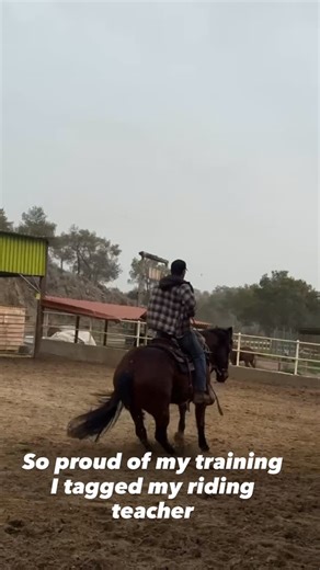Rock Rose Ranch on Instagram: "He’s not wrong that sliding stop was terrible! 😭"