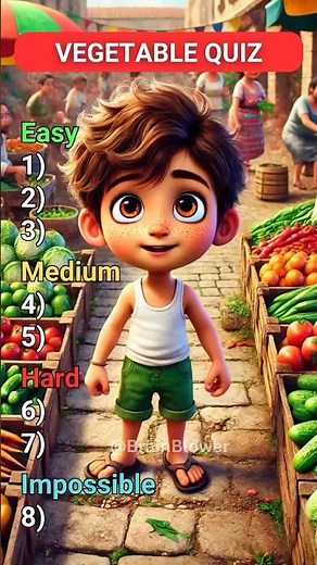 Can You Guess These Vegetables? 🥕🥦 | Ultimate Veggie Quiz Challenge!