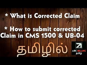 Corrected claim explanation in Tamil || Medical Billing Scenarios || Denial Management |