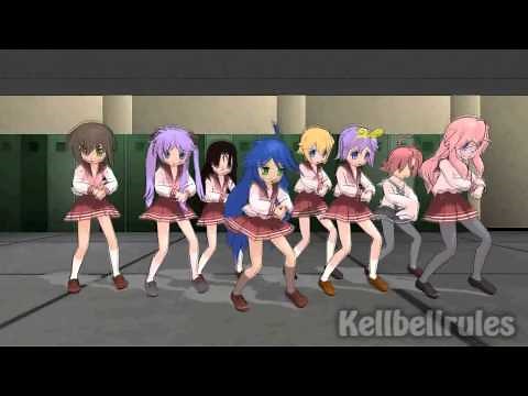 [MMD] Gangnam style - Psy ft.Lucky Star [FULL]