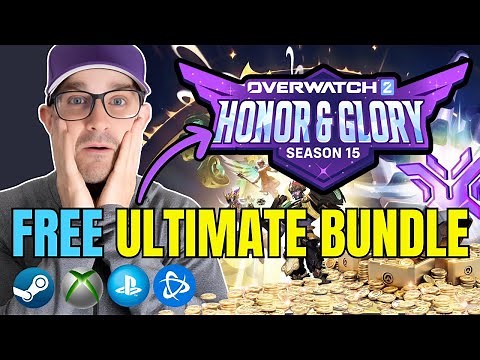 🔥Free ULTIMATE Battle Pass Bundle!!! Overwatch 2 Season 15 [PS5, STEAM, XBOX, BATTLE.NET, SWITCH] 🎯