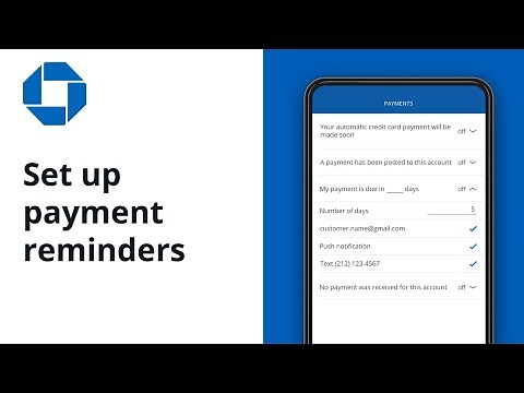 How to Setup an Alert for your Credit Card Payment | Chase Mobile® app