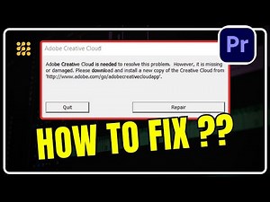 How to Fix "Adobe Creative Cloud is Missing or Damaged" Error?
