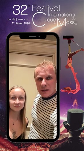 32e #Festival International du #Cirque de #Massy, du 29 janvier au 1 février 2026 ! 🎫Prenez vos places dès maintenant ! 👉en ligne : www.cirque-massy.com 👉au guichet de l' Opéra de Massy 👉au 01 60 13 13 13 | Festival du Cirque de Massy