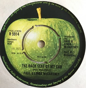 Paul & Linda McCartney - The Back Seat Of My Car