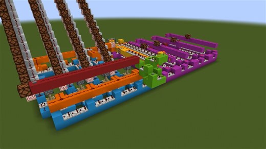 Redstone Signal Caching Minecraft Map