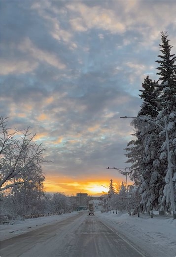 Magical Sunrises in Fairbanks, Alaska