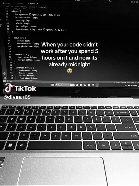 Kesedihan setelah 5 jam coding yang gagal