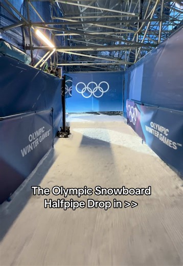 see what I see before the drop #olympics #milanocortina2026 #snowboarding #fyp #pov