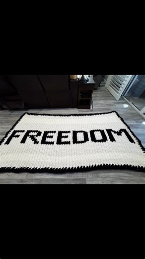 So I finally did my very first graph. The"Freedom" blanket. I feel like it turned out beautifully as it could have considering that i bought crappy yarn from @Michaels Stores apparently! They didn't have white so l used vintage. All the labels said vintage but look at the color. Ugh and the yarn disintegrated and I'm afraid this blanket is falling apart as I type this. I'm so sad because I love it! And feel like I wasted my money as I can't really sell this knowing it's going to fall apart. Anyw