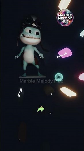 Crazy Frog By Marble Melody Hub #marblemelodyhub #asmr #music #marblemusic