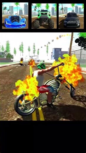 two wheeler vs four wheeler || Indian bike driving 3D #viral #shorts #gaming