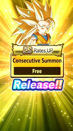 "LEGEND SSJ3 Mini Goku Summons Broke My F2P Spirit😭💔" (Dragon Ball Legends) #dblegends #dbl #shorts