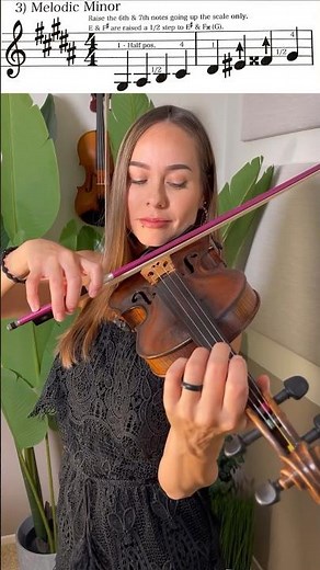 G Sharp Melodic minor #learnviolin #violin #violinist