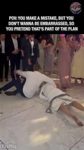 She Fell… and Still Slayed 💅✨👰‍♀️