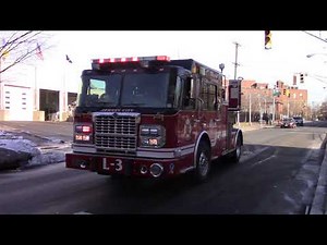 Jersey City Fire Department Ladder 3 (Rolling Thunder) Responding