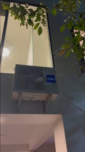 Haier split AC installation
