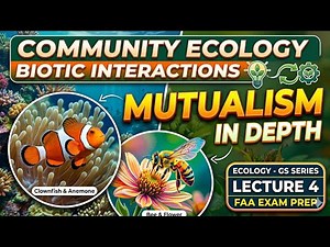 Community Ecology | Biotic Interactions | Mutualism in depth