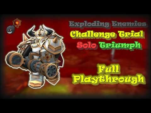 Roblox - Tower Defense Simulator | Exploding Enemies Trial SOLO Triumph