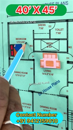 3.7K views · 21 reactions | 隣 Modern 40x45 Ghar Ka Naksha | Latest...