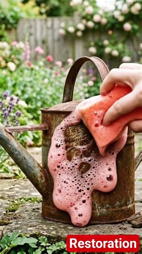 Watering Can Restoration#rusty#youtubeshorts #restoration #satisfying