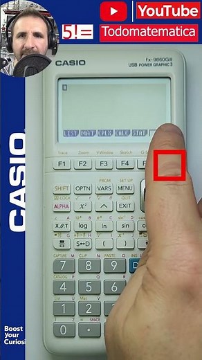 How to calculate factorials with the Casio FX-9860GIII calculator