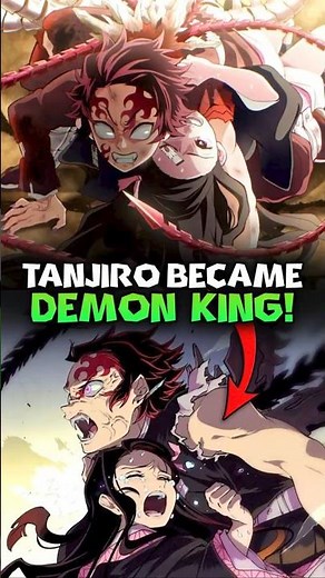 What If Tanjiro Became the True Demon King! Demon Slayer Explained #shorts #demonslayer