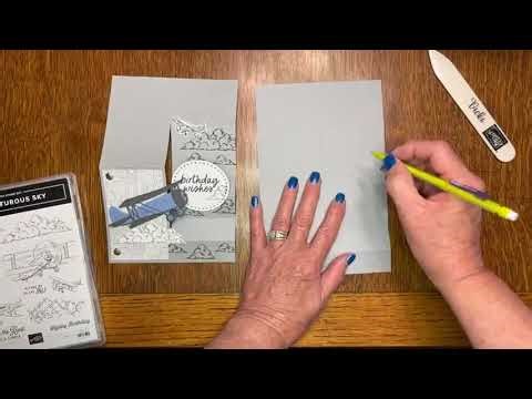 Adventurous Sky Step Fold Card