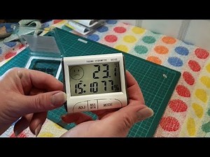 Digital Thermometer & Hygrometer Unboxing and Review