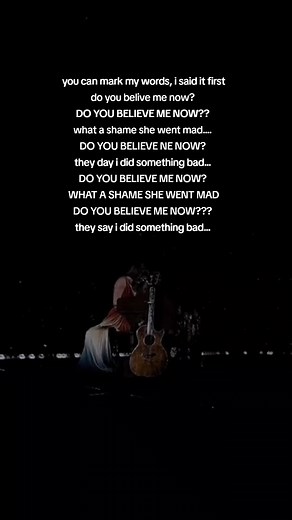 Taylor Swift's Eras Tour: Do You Believe Me Now?