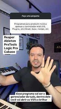 Programas para produção musical e home studio