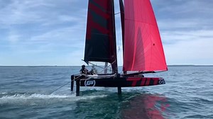 1.9K views · 67 reactions | The new FP Ultimate foiling down wind with 6-7 knots TWS | Phantom Sailing | Facebook