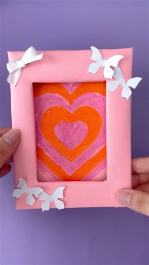 Photo Frame🩷#diy #craft #handmade #giftideas