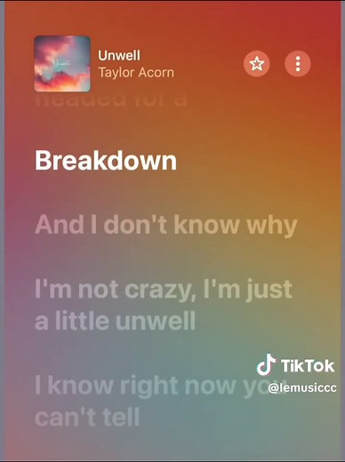 Unwell Lyrics: Angeline Quinto and Taylor Acorn Versions