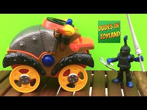 Imaginext toys Castle Battle Coach Exclusive review unboxing videos for children