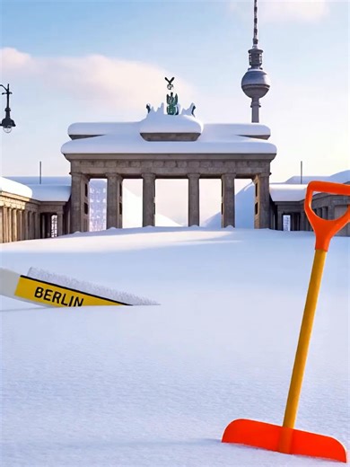 Könnte lustig werden 😭 #berlin #schneechaos #winter