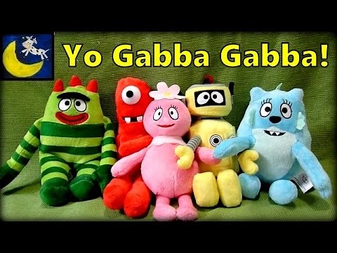 Yo Gabba Gabba Toys! Talking Brobee, Muno, Plex, Foofa and Toodee Plush!