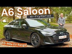 Audi A6 e-hybrid Saloon Review 2025, 65 Mile EV Range! (UK)(4K) | Carcode
