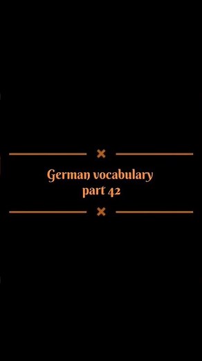 German for beginners | Learn German | German vocabulary | German Practice