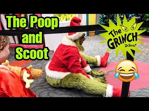The Grinch Demonstrates the Poop & Scoot | The BEST Grinch Meet at Universal Orlando